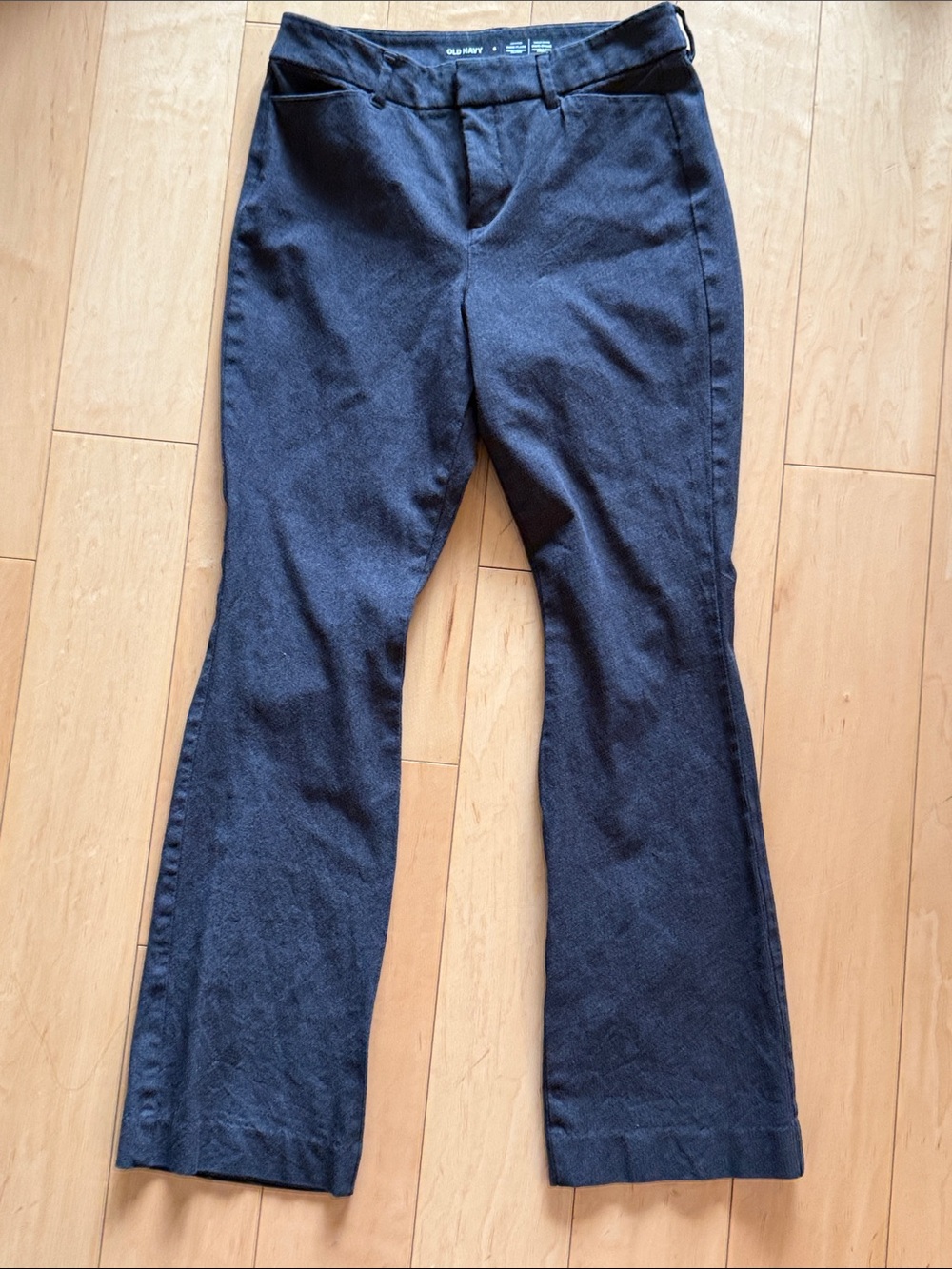 Old Navy Navy Pixie Flared Dress Pants